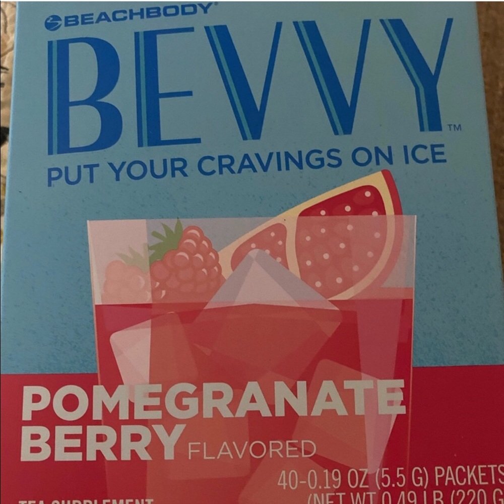 Beachbody Bevvy pomegranate berry